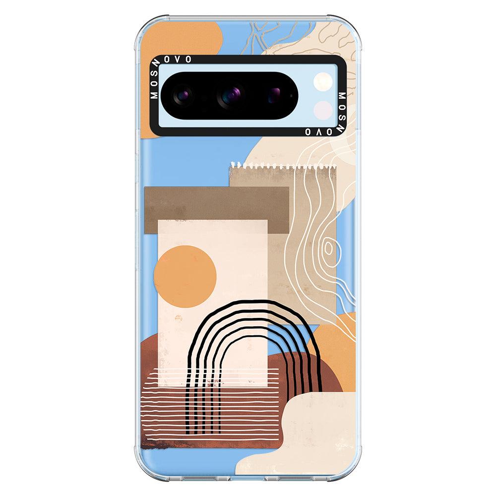 Minimalist Abstract Art Phone Case - Google Pixel 8 Pro Case - MOSNOVO