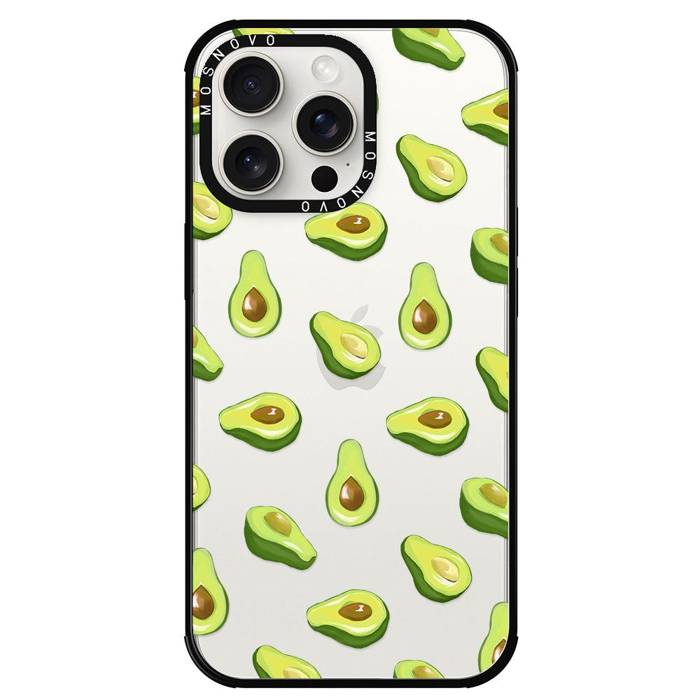 Fleshy Avocado Phone Case - iPhone 15 Pro Max Case - MOSNOVO