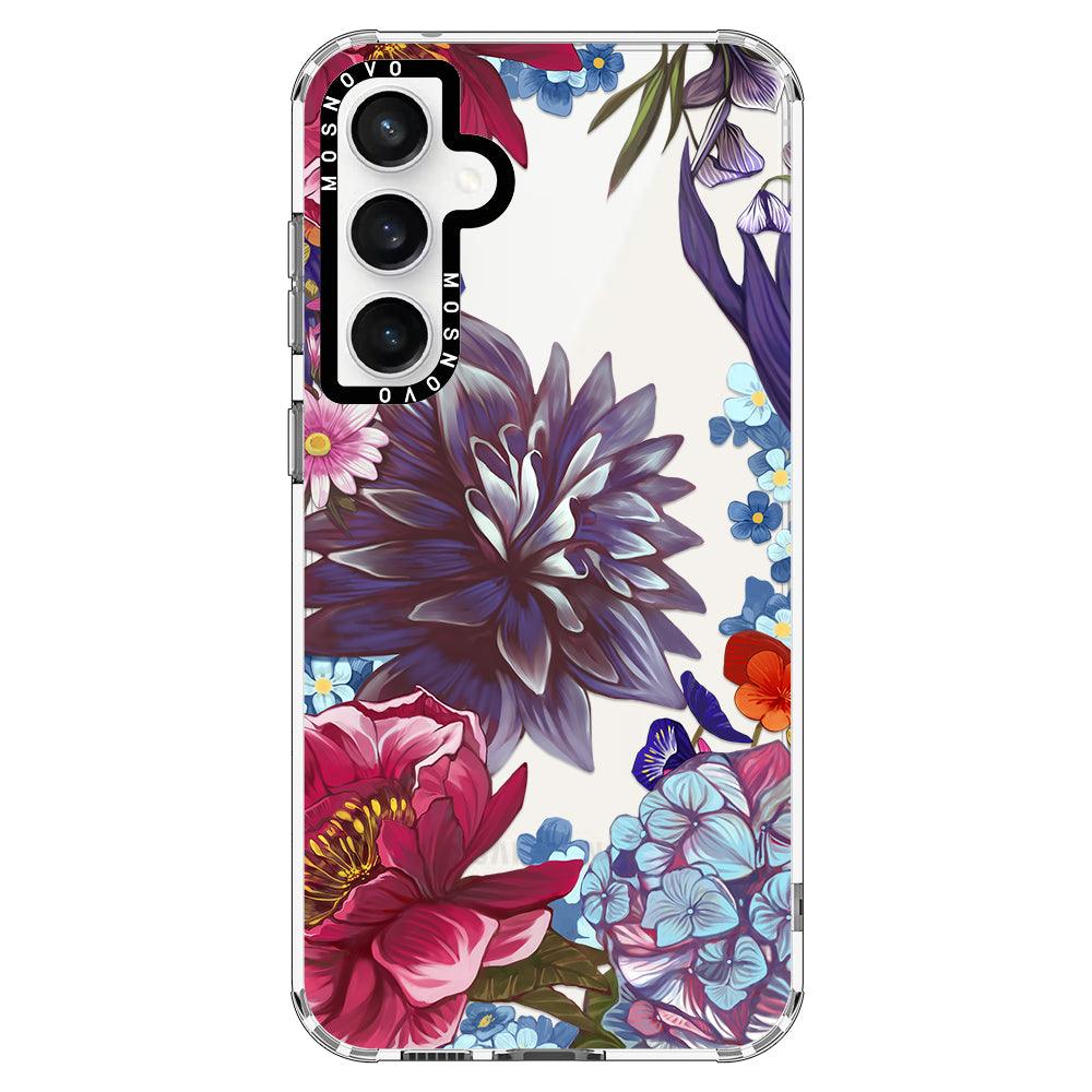 Lilac Floral Phone Case - Samsung Galaxy S23 FE Case