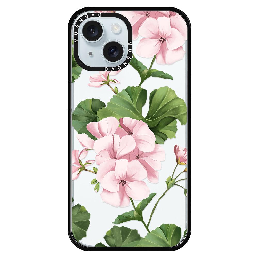 Geranium Phone Case - iPhone 15 Case - MOSNOVO