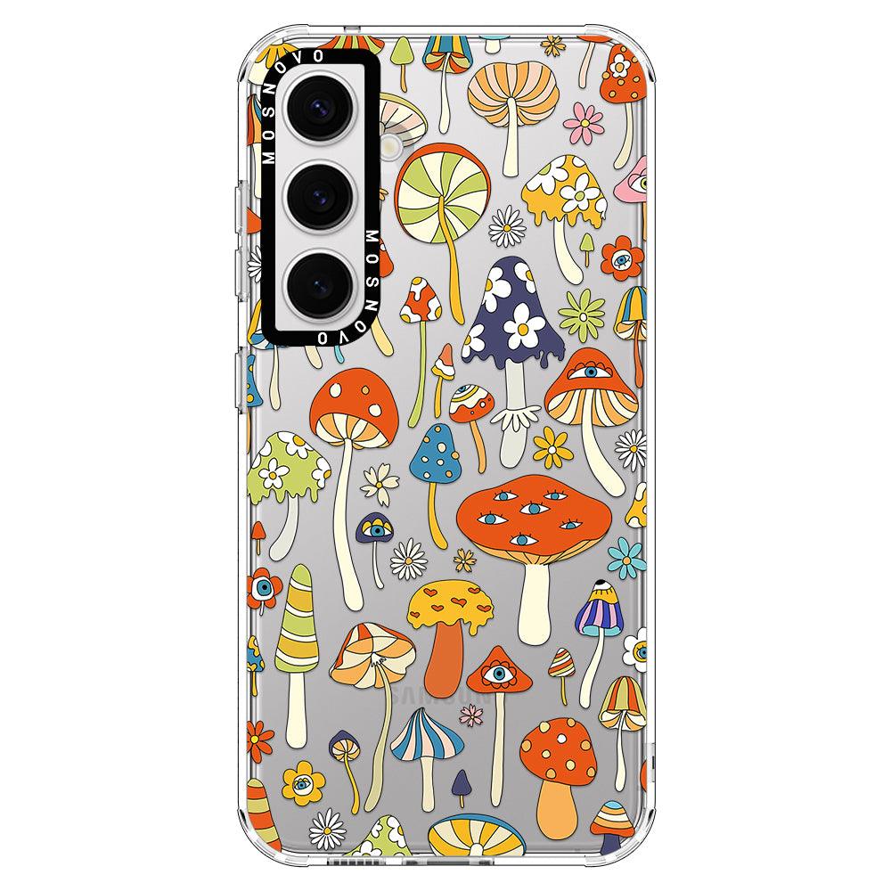 Mushroom Art Phone Case - Samsung Galaxy S24 Case