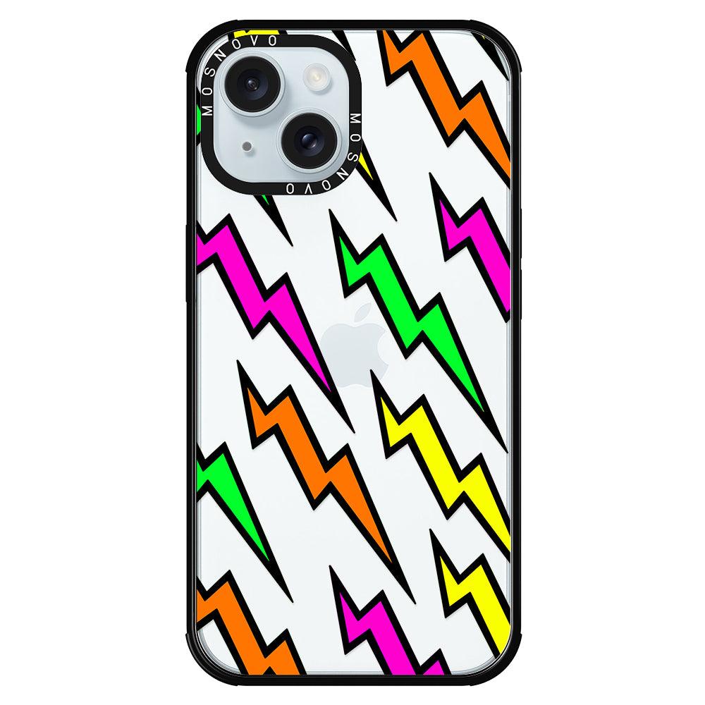 Colorful Lightning Phone Case - iPhone 15 Case - MOSNOVO