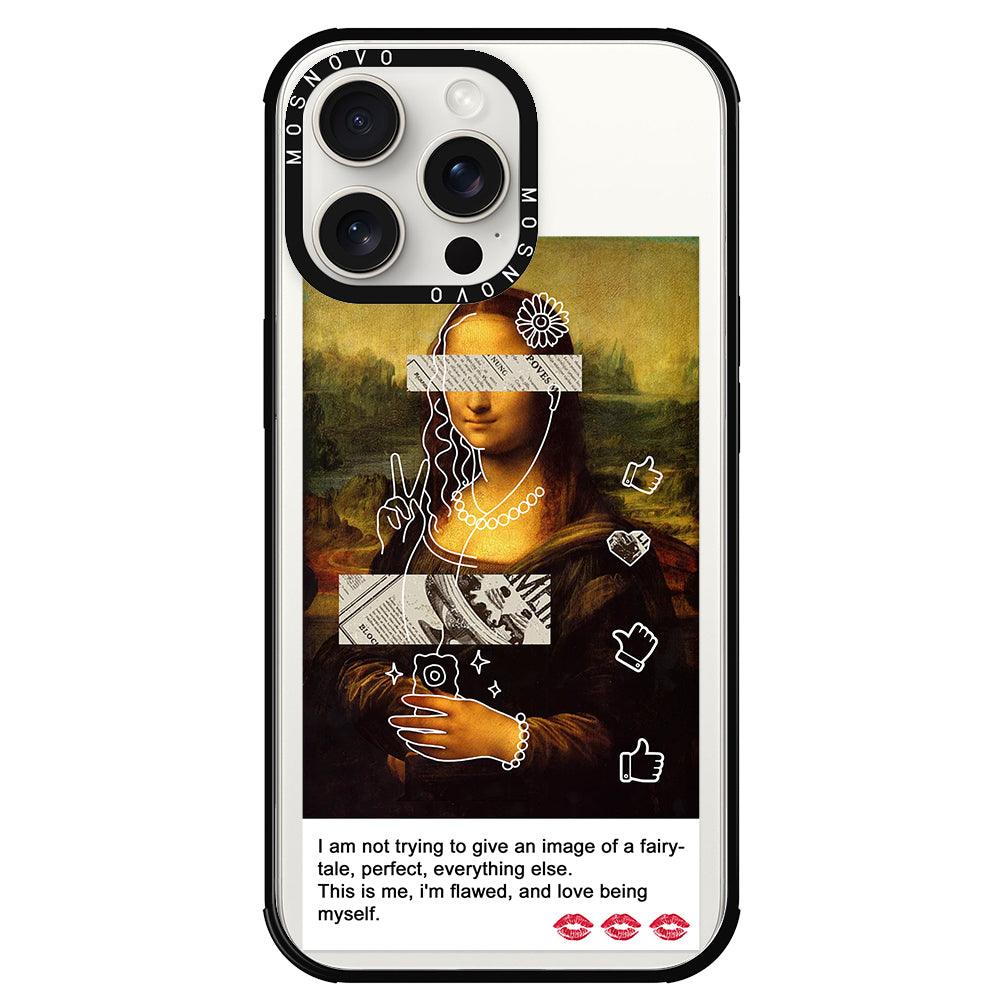 Selfie Artwork Phone Case - iPhone 15 Pro Max Case - MOSNOVO