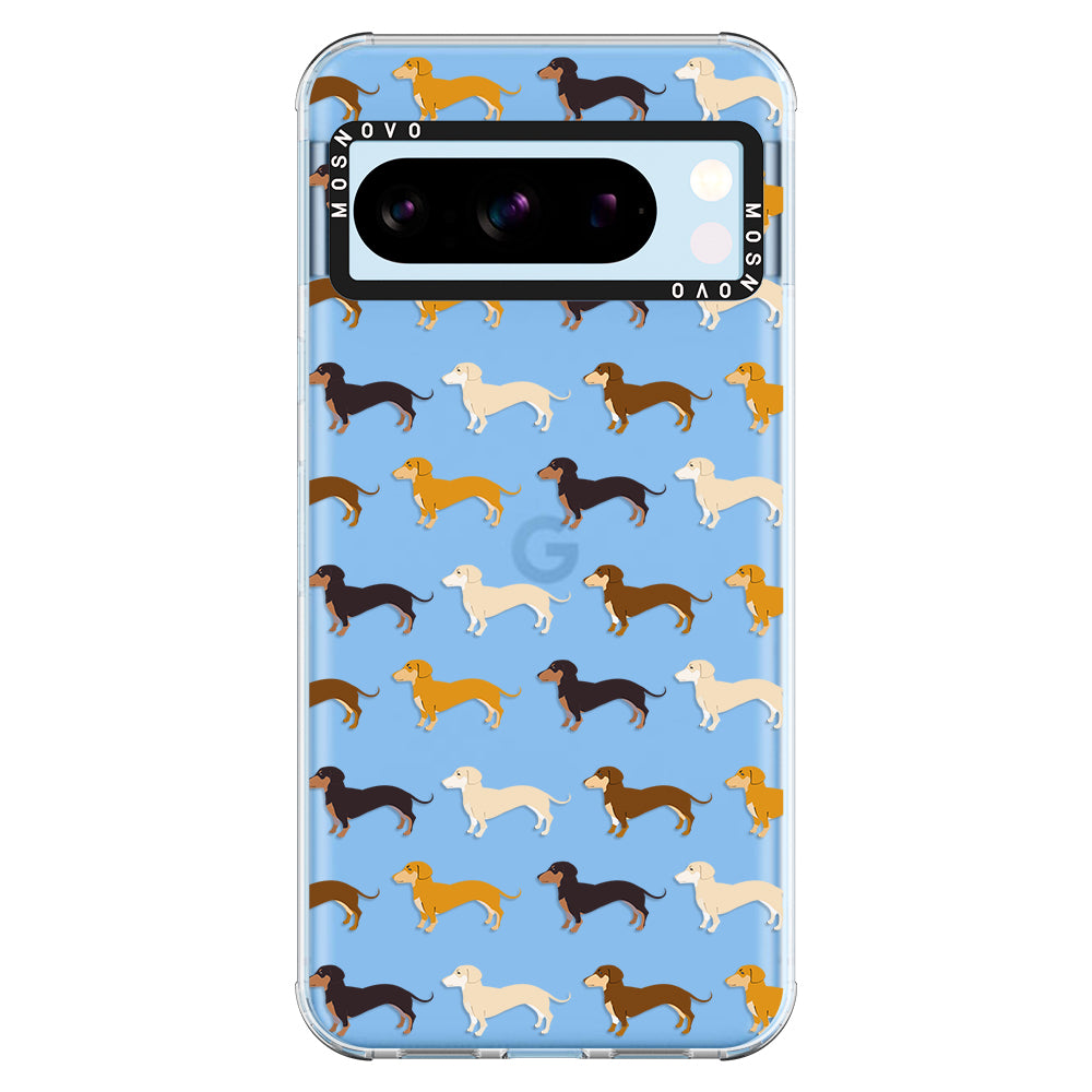 Cute Dachshund Phone Case - Google Pixel 8 Pro Case - MOSNOVO