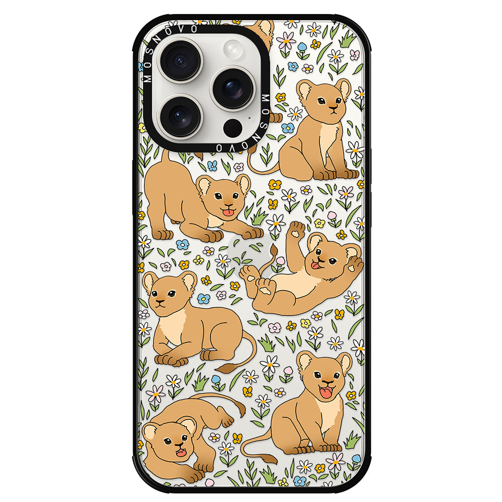 Cute Lion Phone Case - iPhone 15 Pro Max Case - MOSNOVO