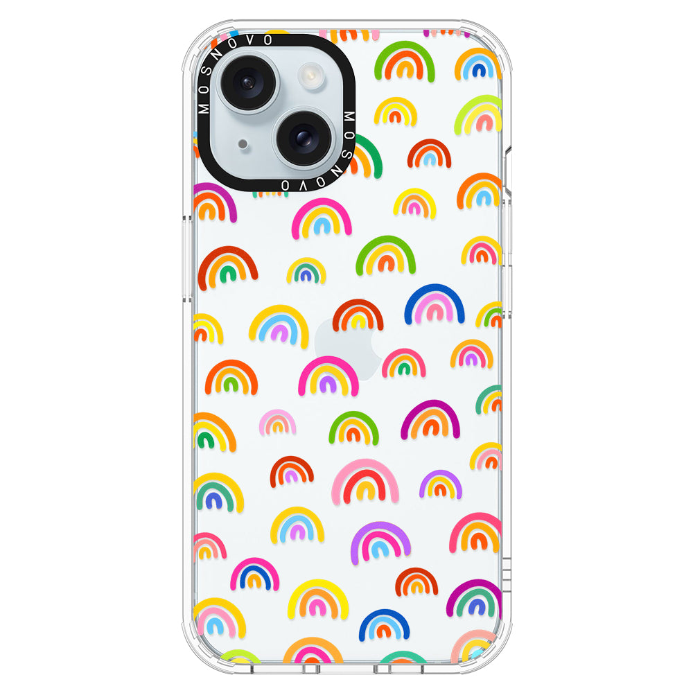 Cute Rainbow Phone Case - iPhone 15 Plus Case - MOSNOVO