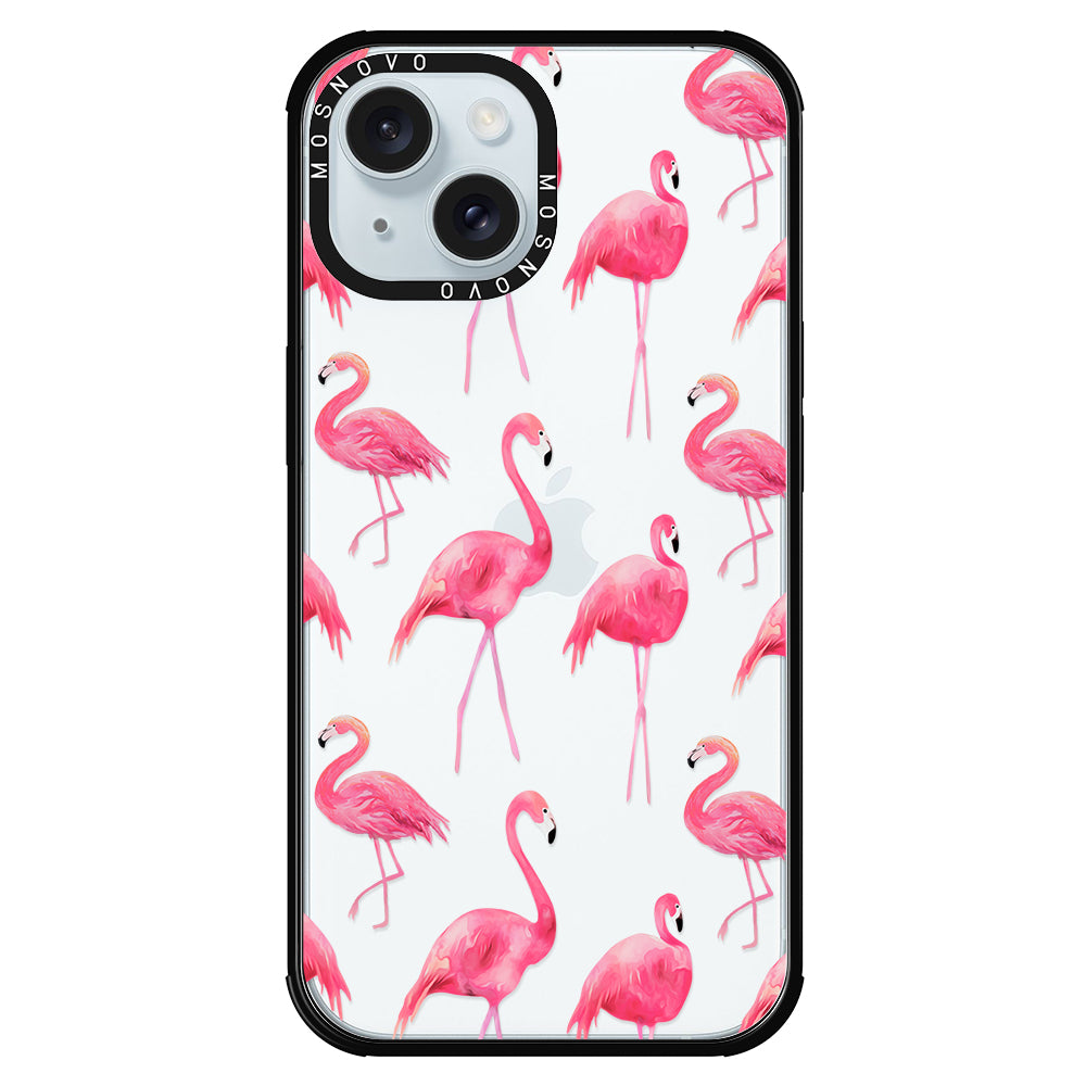 Flamingo Phone Case - iPhone 15 Case - MOSNOVO