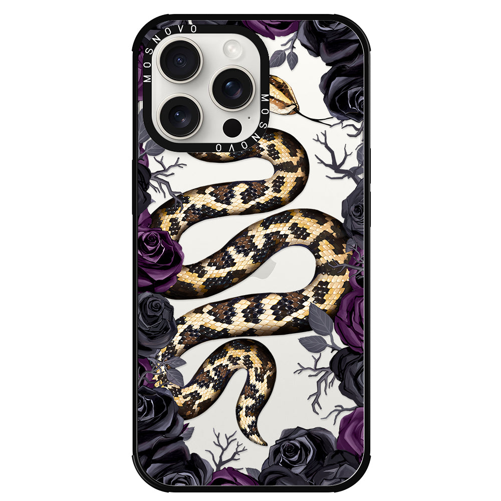 Secret Snake Garden Phone Case - iPhone 15 Pro Max Case - MOSNOVO