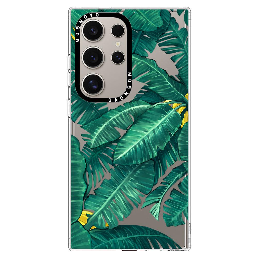 Banana Leaf Phone Case - Samsung Galaxy S24 Ultra Case - MOSNOVO