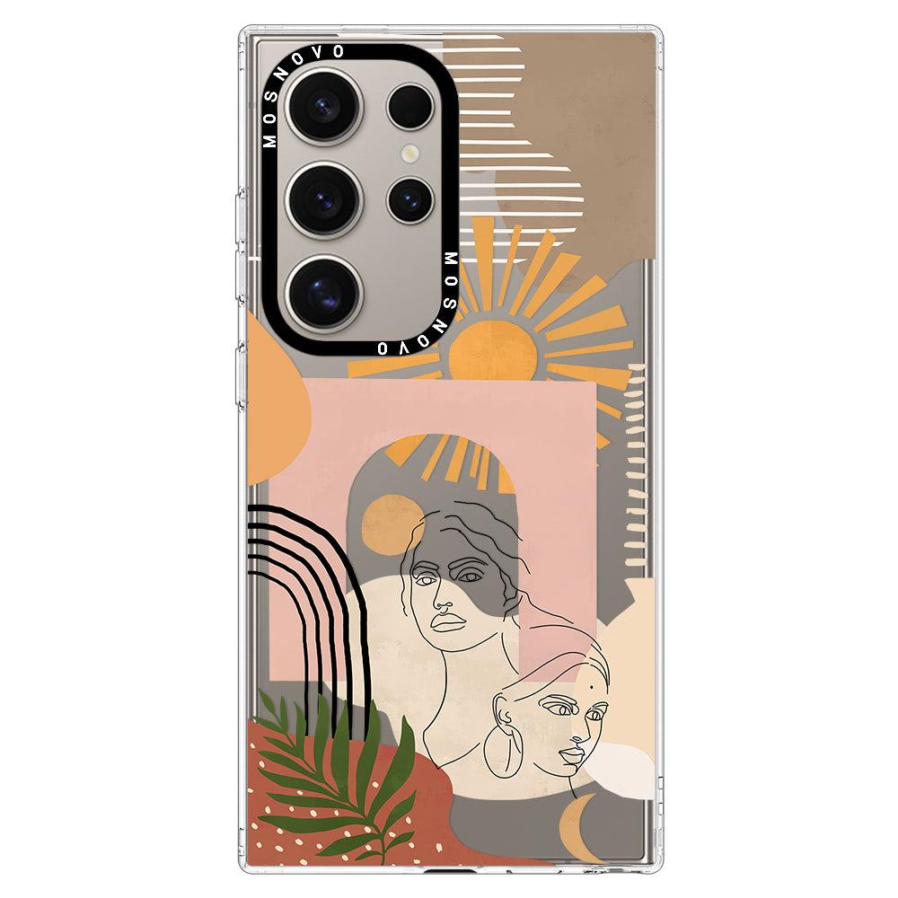 Modern Collage Art Phone Case - Samsung Galaxy S24 Ultra Case - MOSNOVO