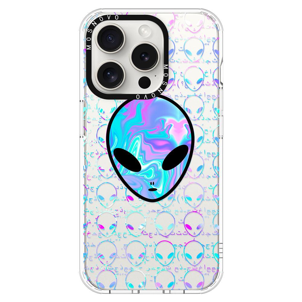 Space Alien Phone Case - iPhone 15 Pro Case - MOSNOVO