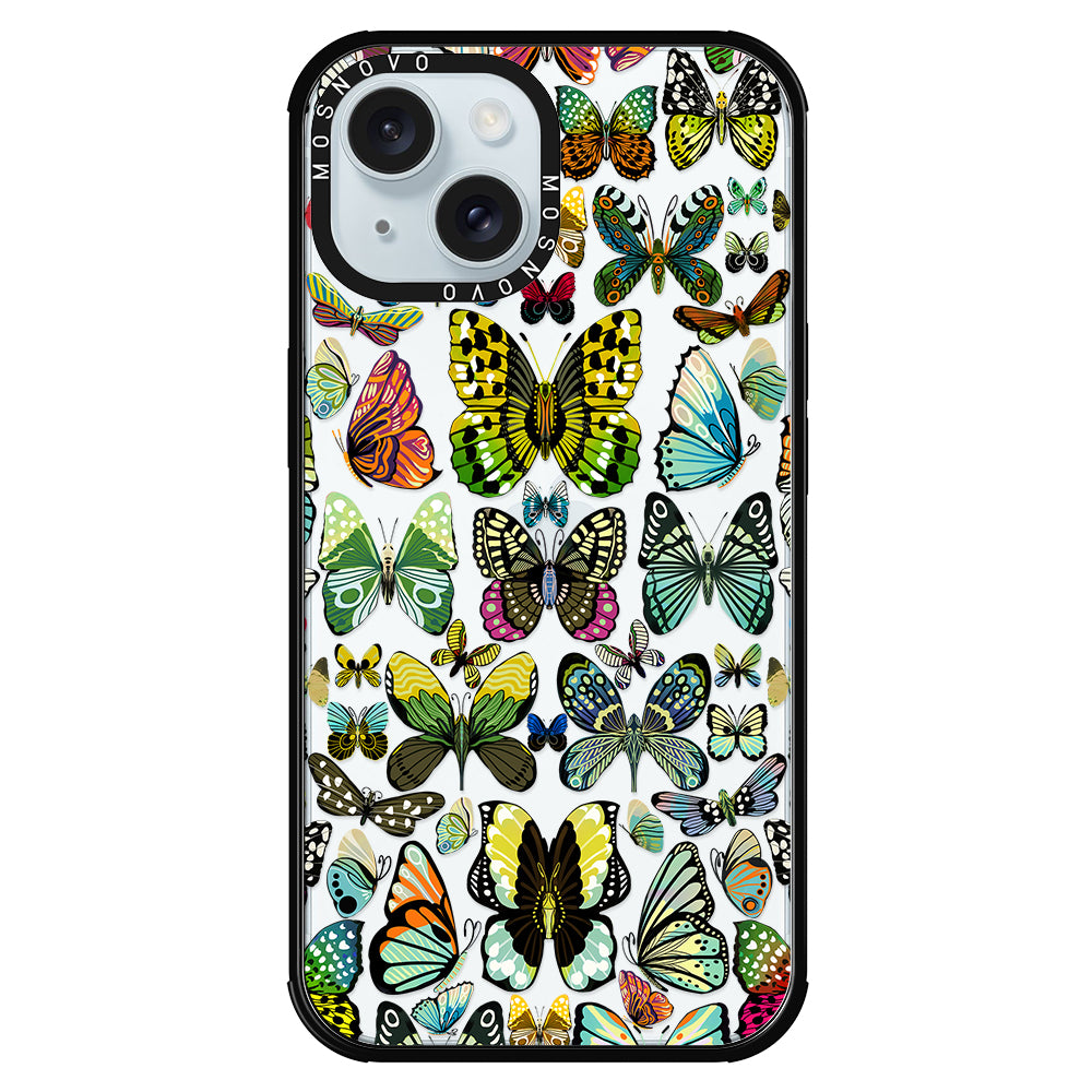 Butterflies Phone Case - iPhone 15 Plus Case - MOSNOVO