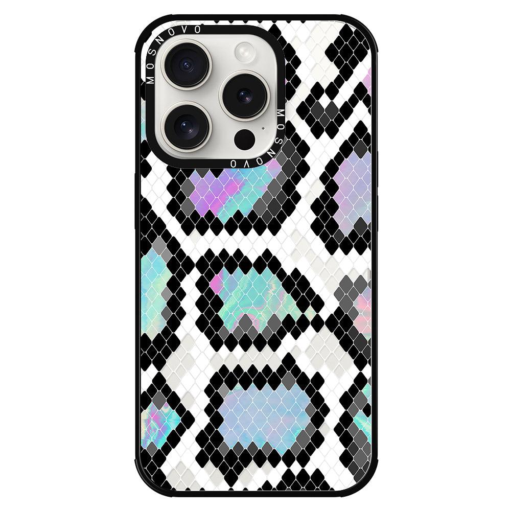 Aurora Snake Print Phone Case - iPhone 15 Pro Case - MOSNOVO