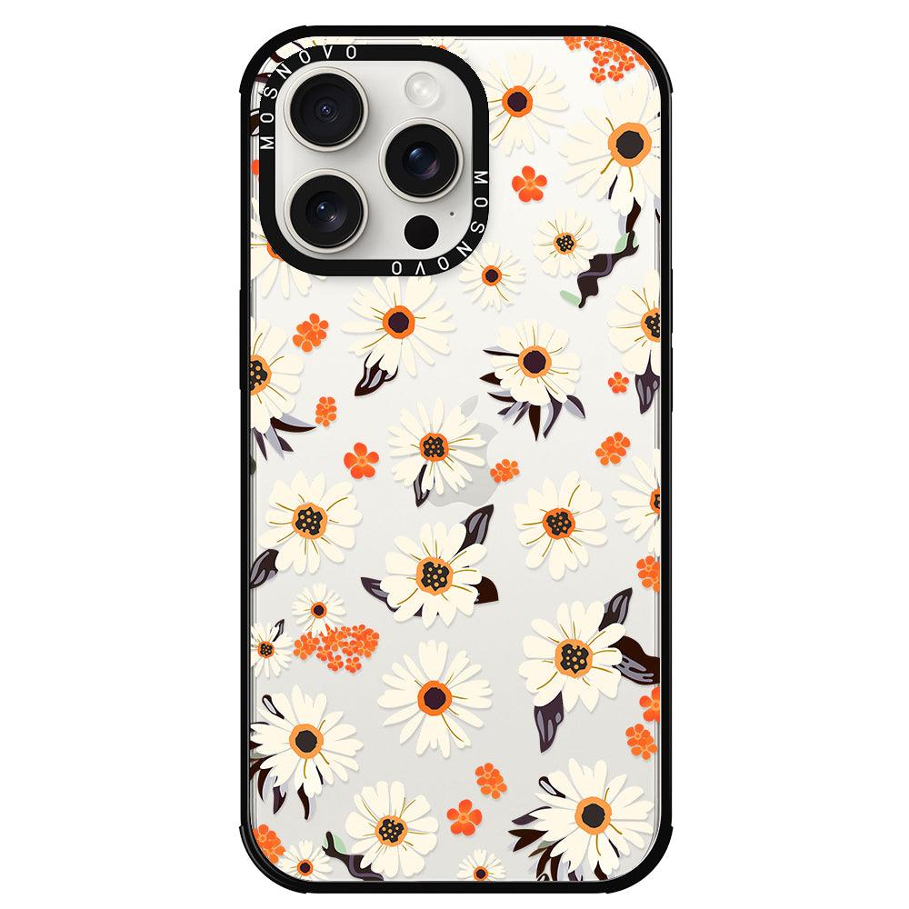 Spring Daisy Phone Case - iPhone 15 Pro Max Case - MOSNOVO