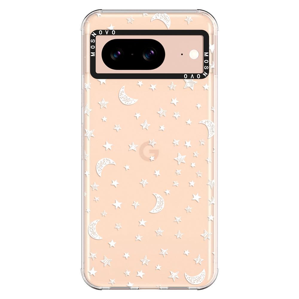 Night Moon Sky Phone Case - Google Pixel 8 Case - MOSNOVO