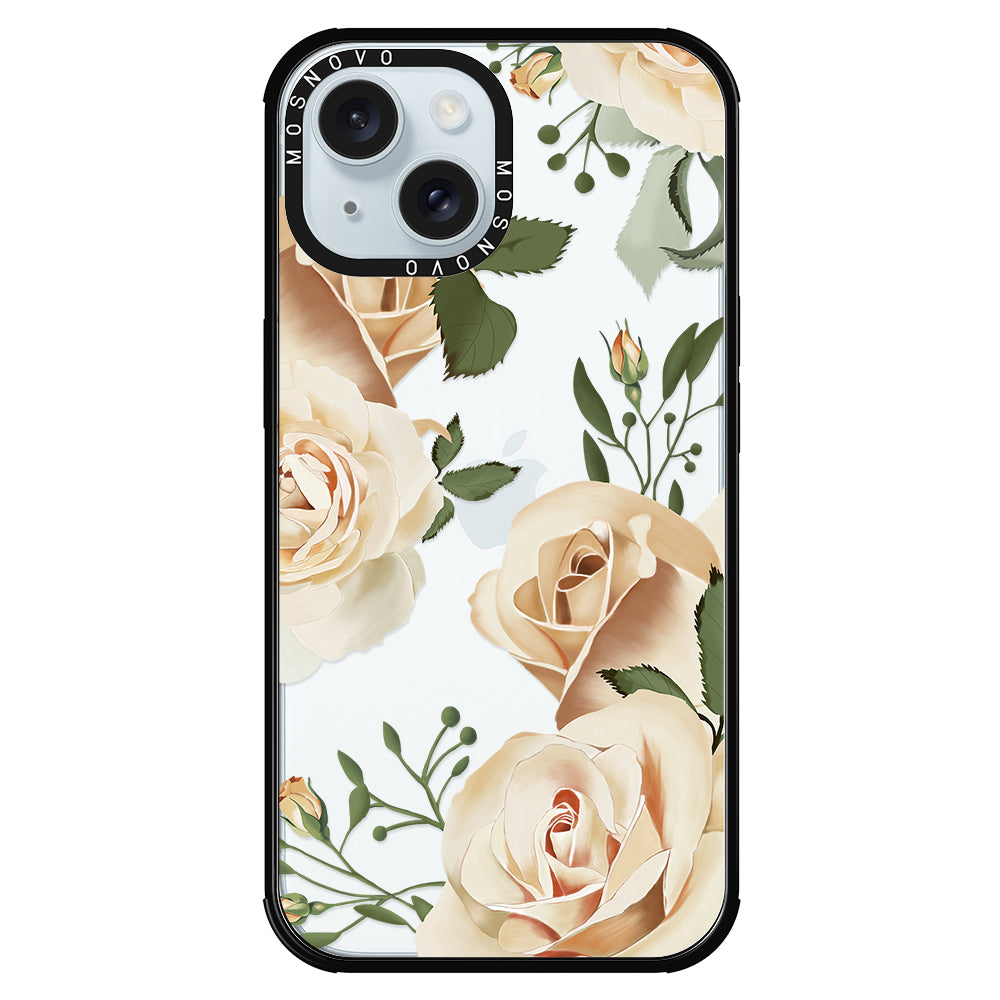 Champagne Roses Phone Case - iPhone 15 Plus Case - MOSNOVO