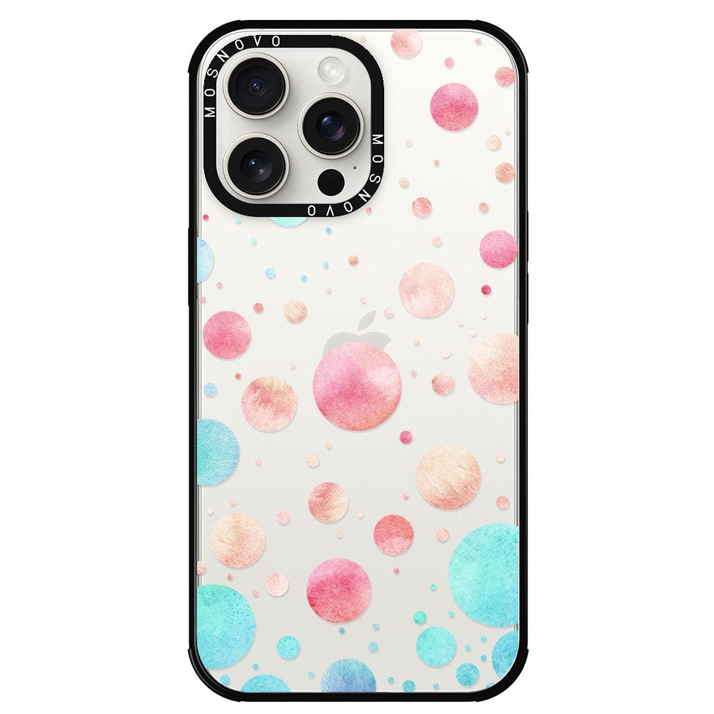 Colorful Bubbles Phone Case - iPhone 15 Pro Max Case - MOSNOVO