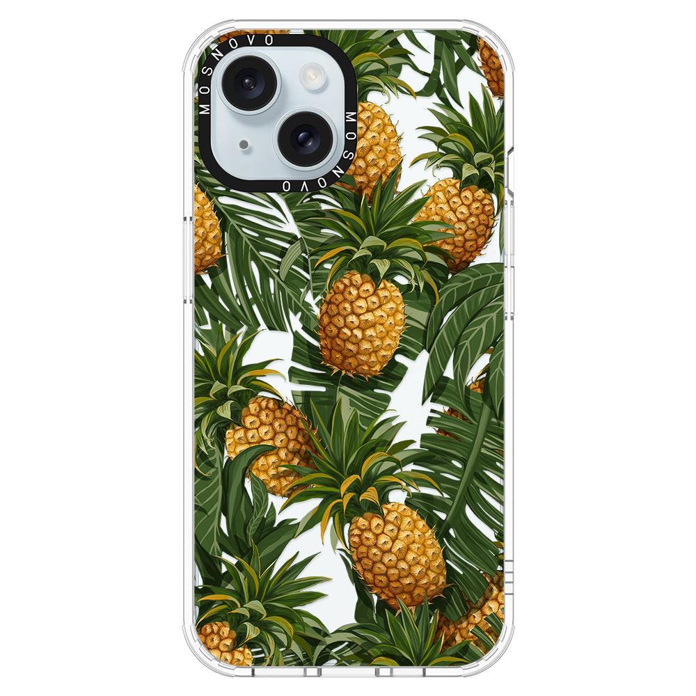 Pineapple Botany Phone Case - iPhone 15 Case - MOSNOVO