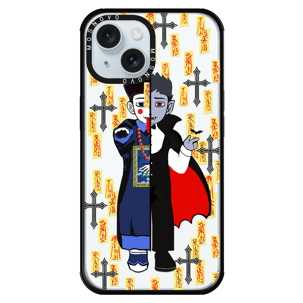 Vampire Vs Jiangshi Phone Case - iPhone 15 Plus Case - MOSNOVO