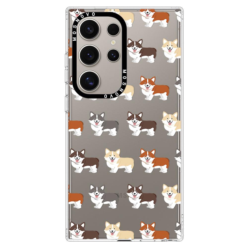 Adorable Corgi Phone Case - Samsung Galaxy S24 Ultra Case - MOSNOVO