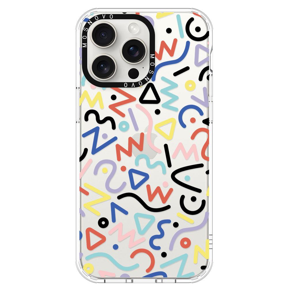 Doodle Art Phone Case - iPhone 15 Pro Max Case - MOSNOVO