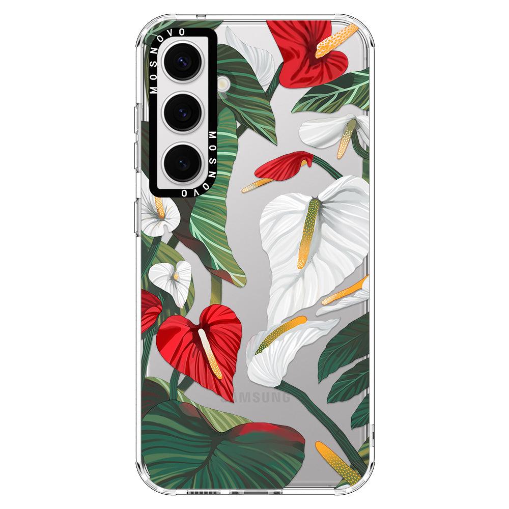 Anthurium Phone Case - Samsung Galaxy S24 Case - MOSNOVO