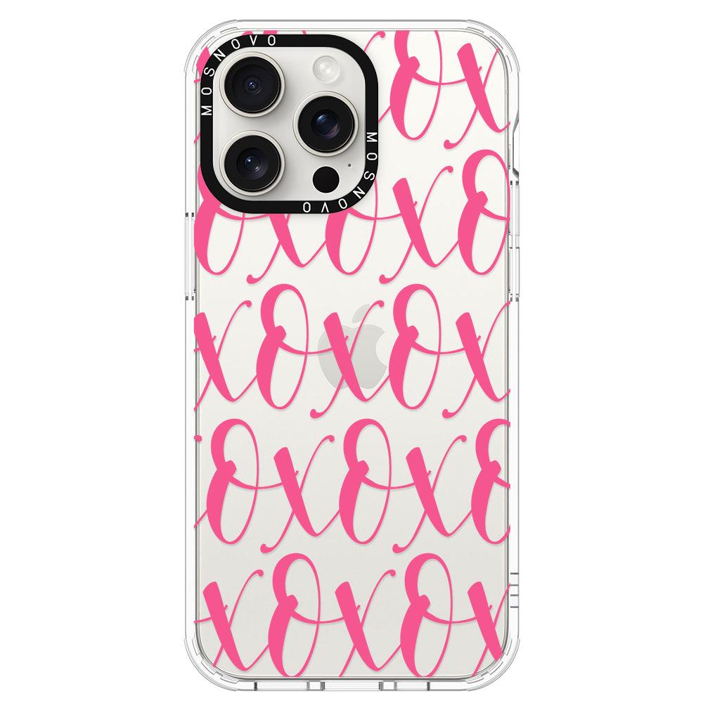 XOXO Phone Case - iPhone 15 Pro Max Case - MOSNOVO