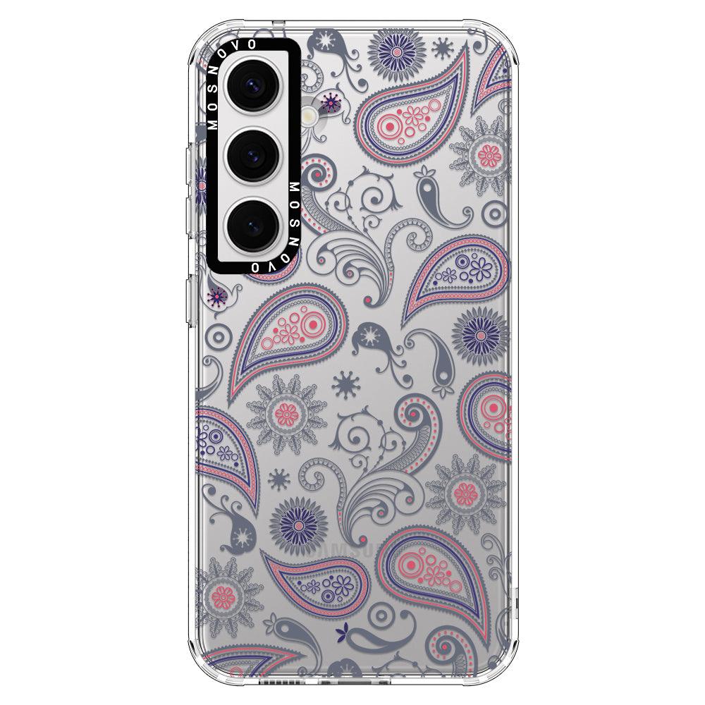 Paisley Phone Case - Samsung Galaxy S24 Plus Case - MOSNOVO