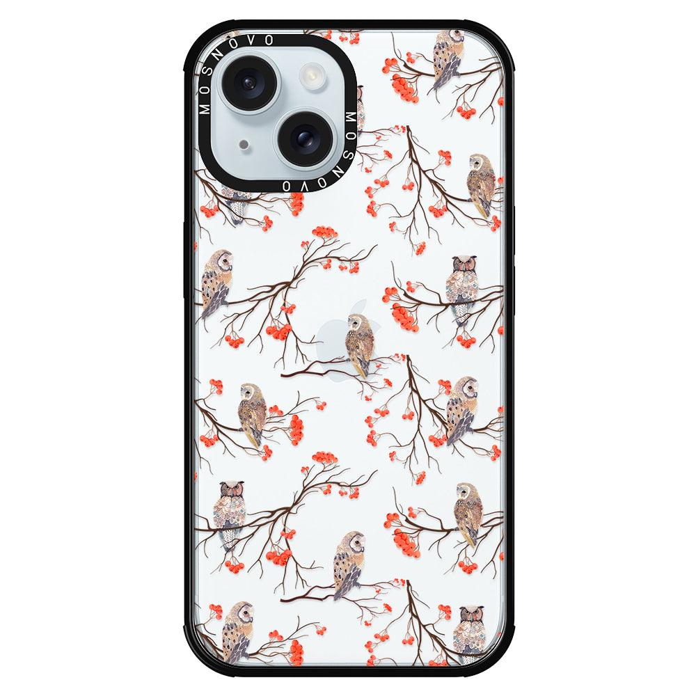 Owl Phone Case - iPhone 15 Plus Case - MOSNOVO