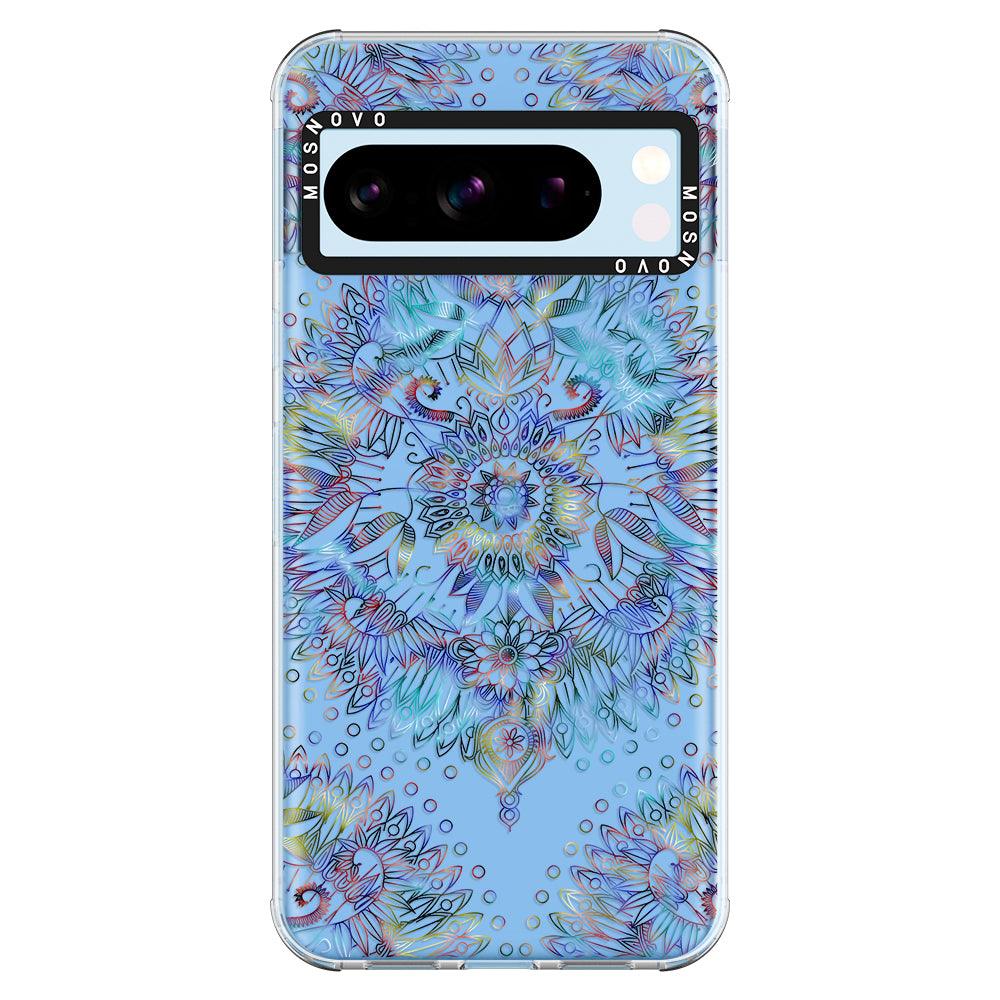 Rainbow Mandala Phone Case - Google Pixel 8 Pro Case - MOSNOVO