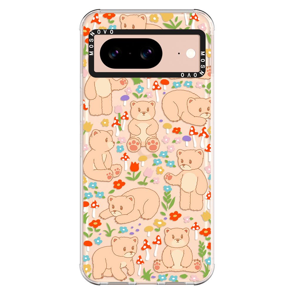 Cute Bear Phone Case - Google Pixel 8 Case - MOSNOVO