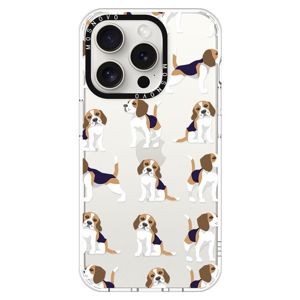 Cute Beagles Phone Case - iPhone 15 Pro Case - MOSNOVO