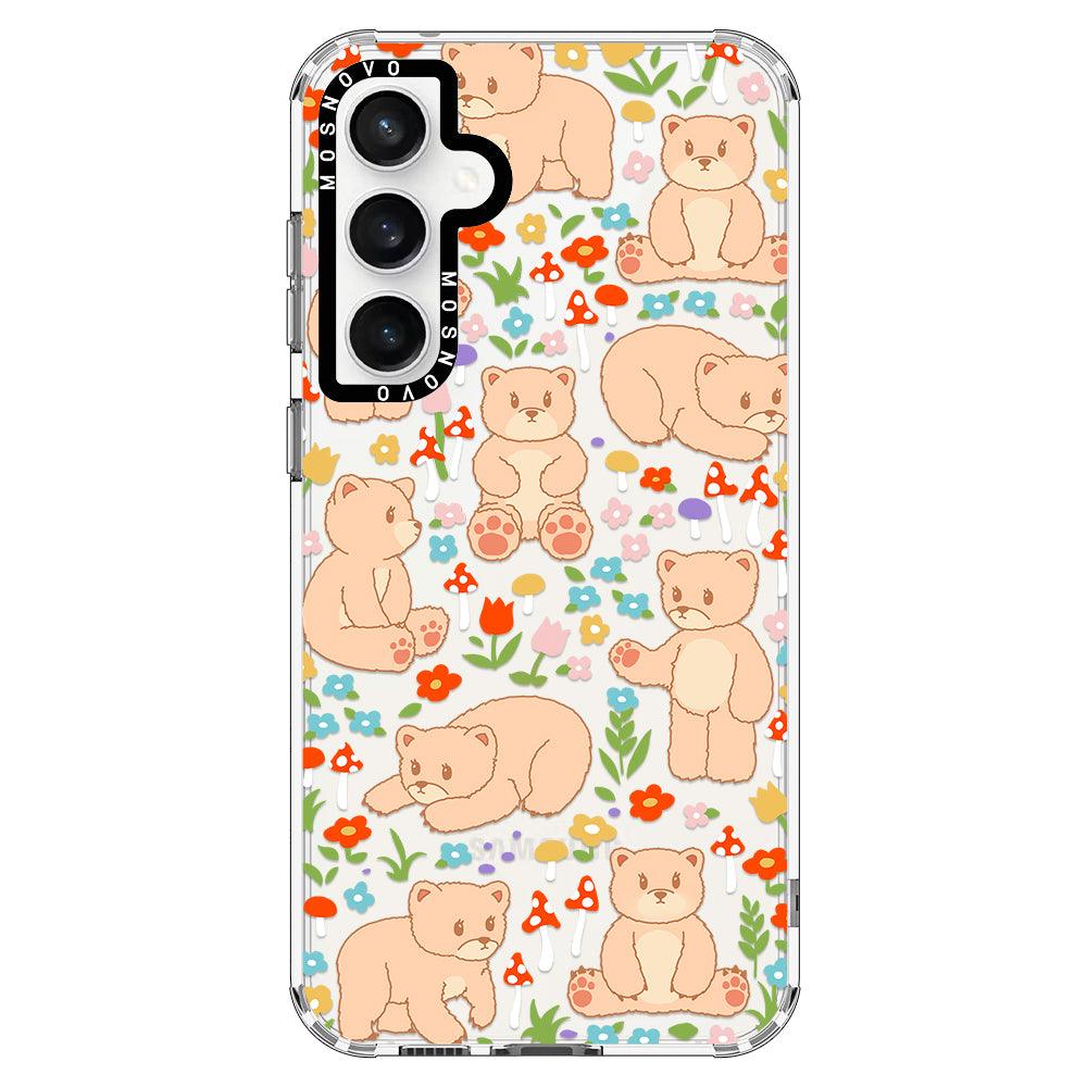 Cute Bear Phone Case - Samsung Galaxy S23 FE Case