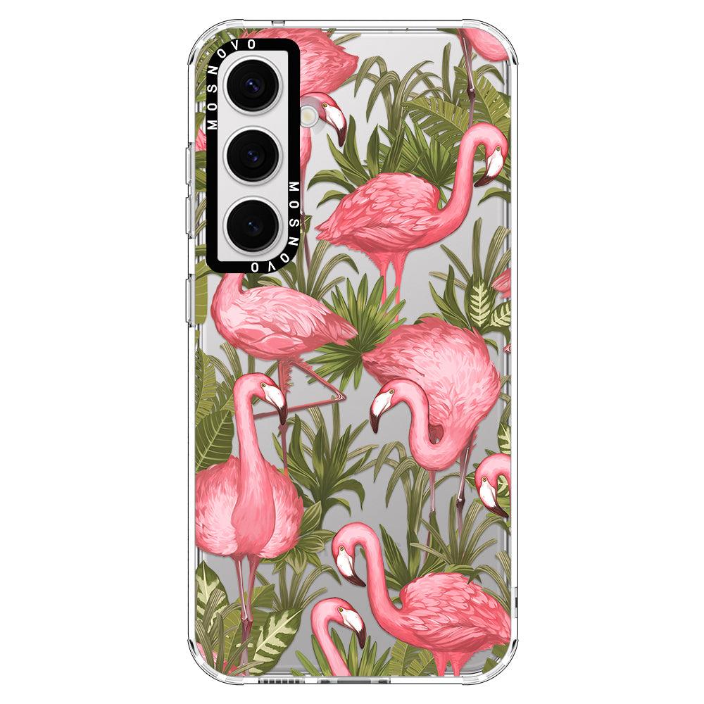 Flamingo Art Phone Case - Samsung Galaxy S24 Case - MOSNOVO