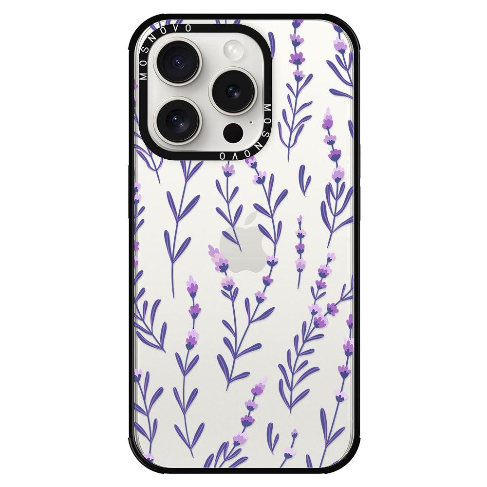 Lavenders Phone Case - iPhone 15 Pro Case - MOSNOVO