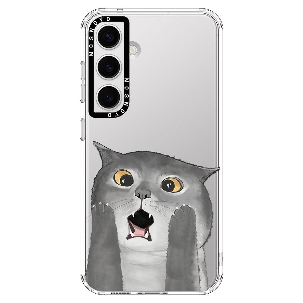 OMG Cat Phone Case - Samsung Galaxy S24 Plus Case - MOSNOVO