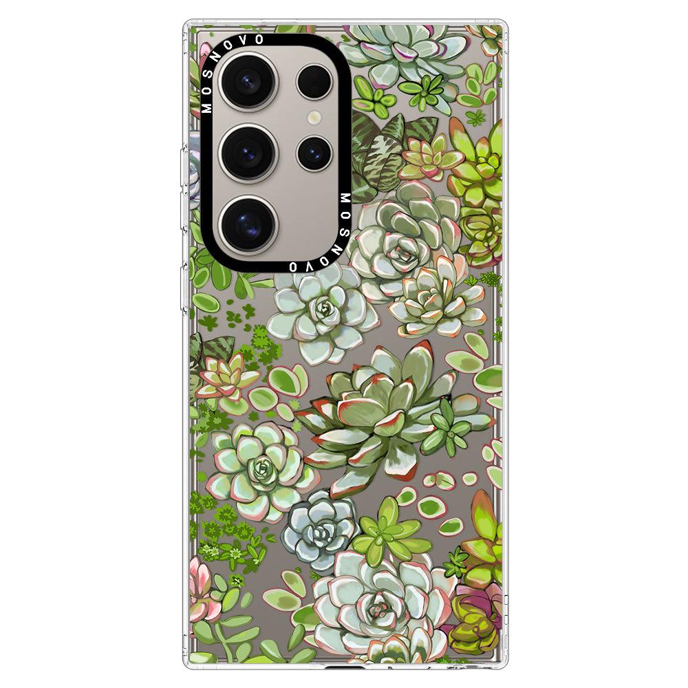 Succulents Phone Case - Samsung Galaxy S24 Ultra Case - MOSNOVO