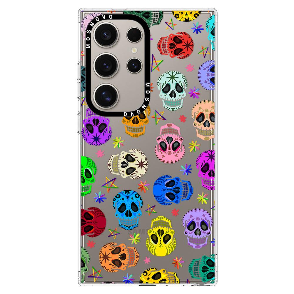 Sugar Skull Phone Case - Samsung Galaxy S24 Ultra Case - MOSNOVO