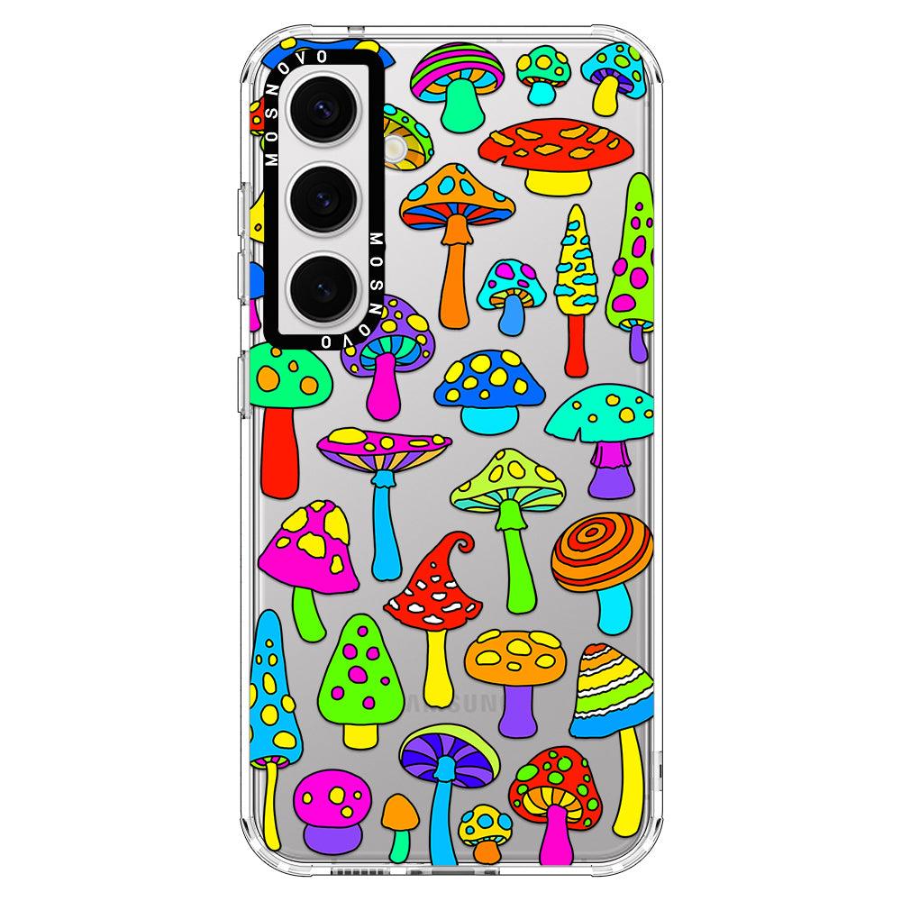 Trippy Wild Mushroom Phone Case - Samsung Galaxy S24 Case - MOSNOVO