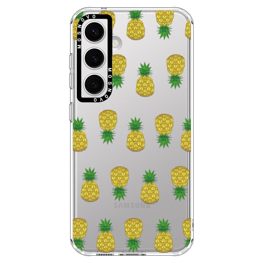 Cute Hawaiian Pineapple Phone Case - Samsung Galaxy S24 Plus Case - MOSNOVO