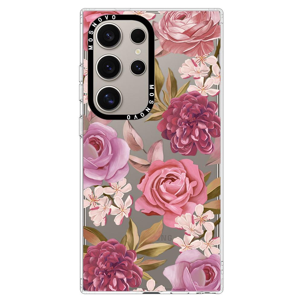 Blossom Flower Floral Phone Case - Samsung Galaxy S24 Ultra Case - MOSNOVO