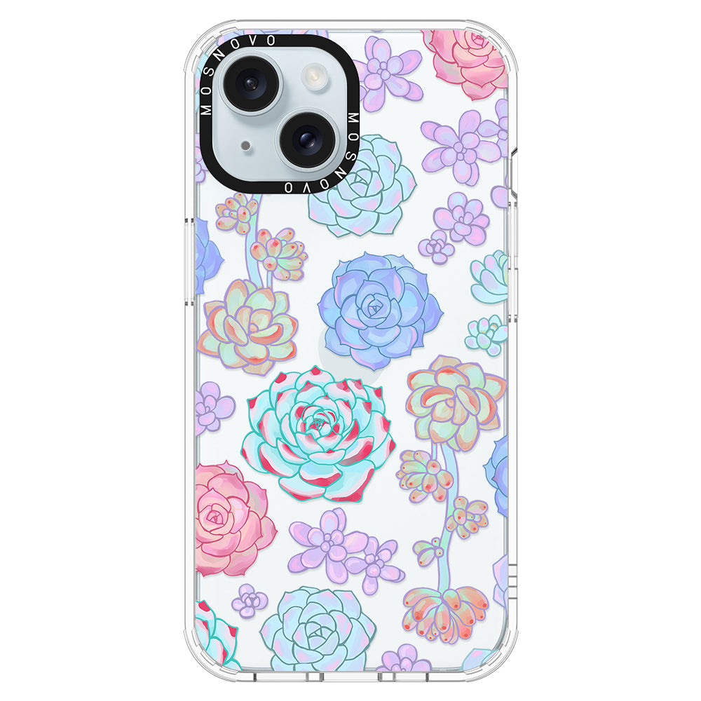 Succulents Phone Case - iPhone 15 Plus Case - MOSNOVO