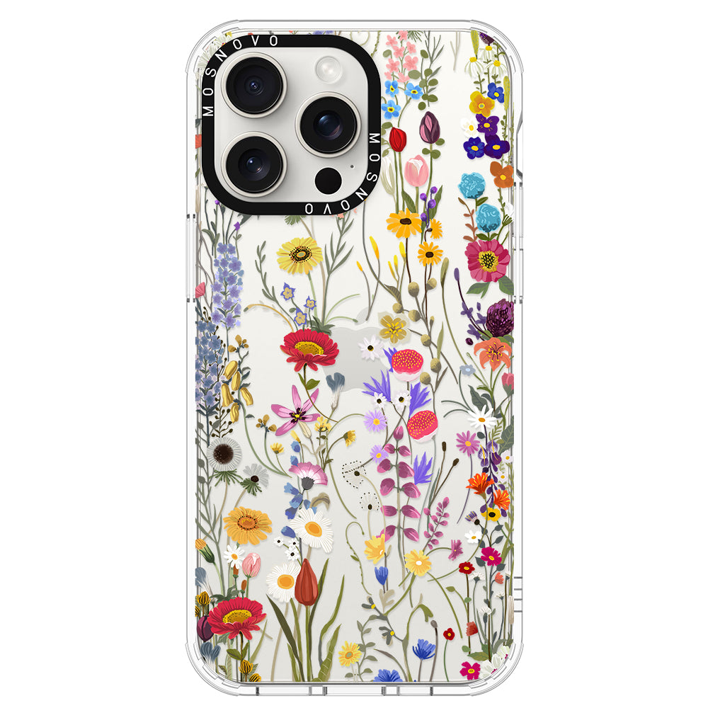 Summer Meadow Phone Case - iPhone 15 Pro Max Case - MOSNOVO