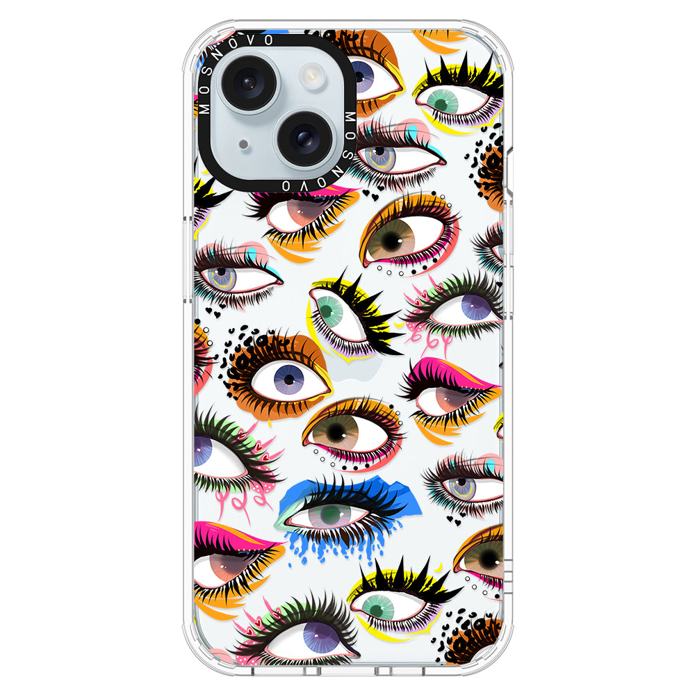 Eyes Phone Case - iPhone 15 Case - MOSNOVO