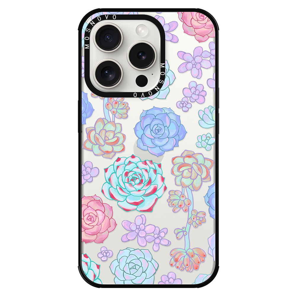 Succulents Phone Case - iPhone 15 Pro Case - MOSNOVO