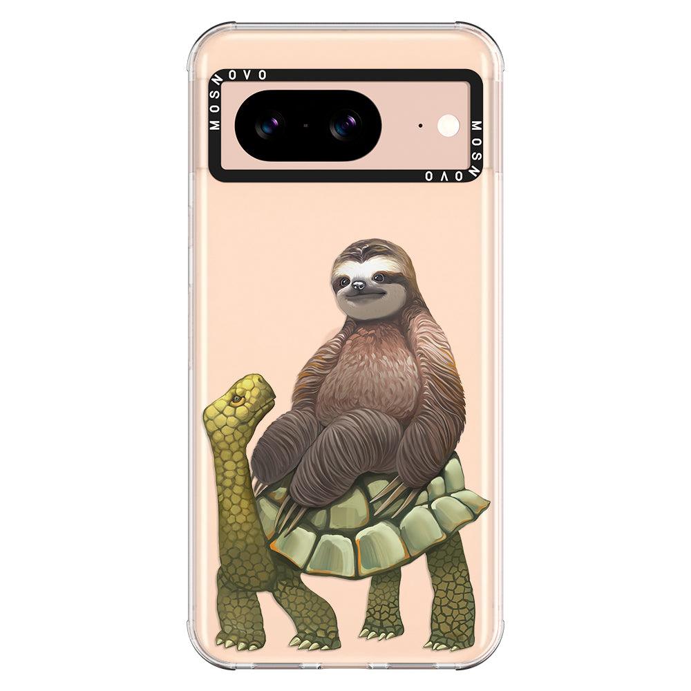 Sloth Turtle Phone Case - Google Pixel 8 Case - MOSNOVO