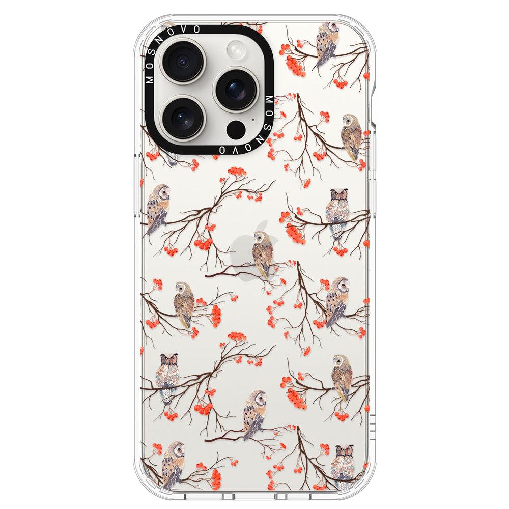 Owl Phone Case - iPhone 15 Pro Max Case - MOSNOVO