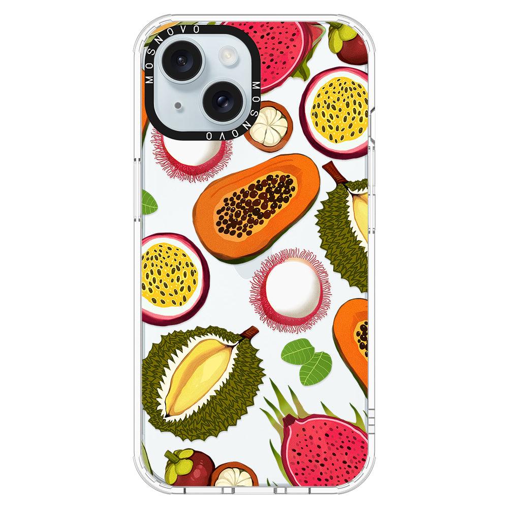 Tropical Fruit Phone Case - iPhone 15 Case - MOSNOVO