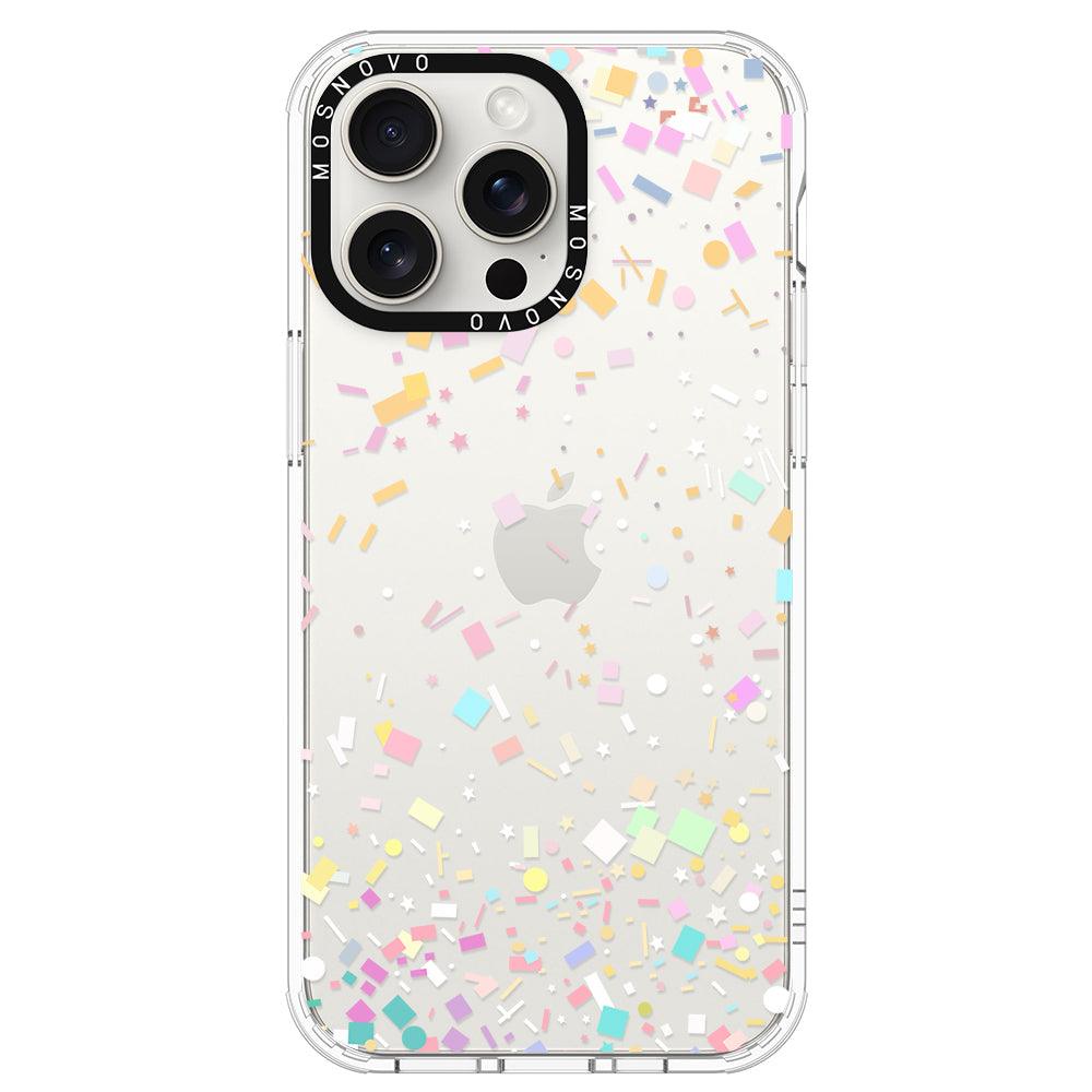 Confetti Phone Case - iPhone 15 Pro Max Case - MOSNOVO