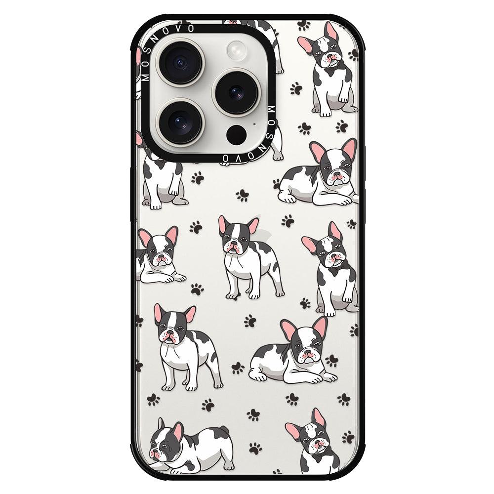 French Bull Dog Phone Case - iPhone 15 Pro Case - MOSNOVO